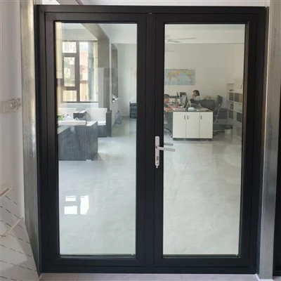 Triple-Glazed Glass Push-Pull Aluminium Qhov Rooj